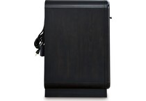 rowanbeck black nightstand   