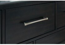 rowanbeck black nightstand   