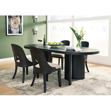 Rowanbeck Dining Table and 4 Chairs