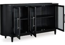 rowanbeck black sideboard server   