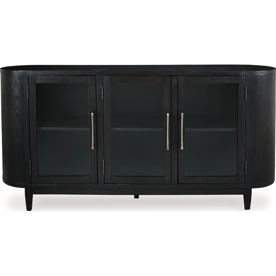 rowanbeck black sideboard server   