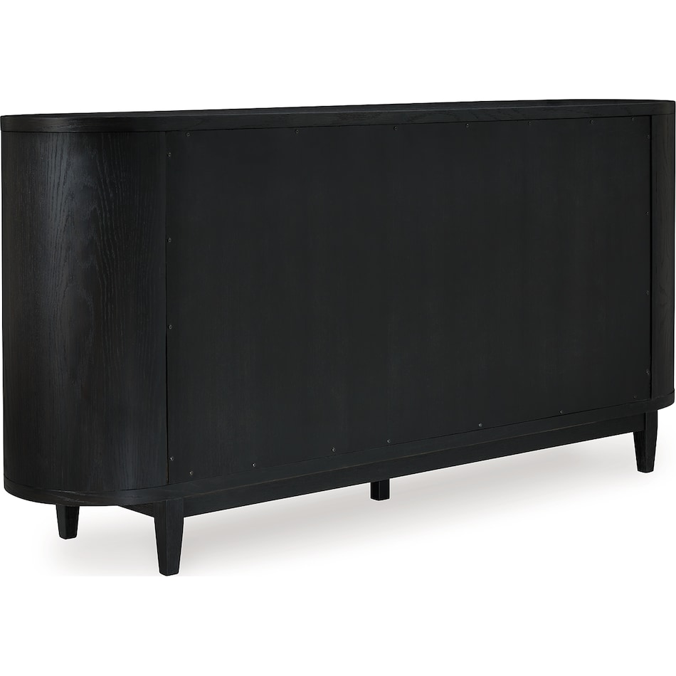 rowanbeck black sideboard server   