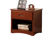 rowen cherry nightstand   