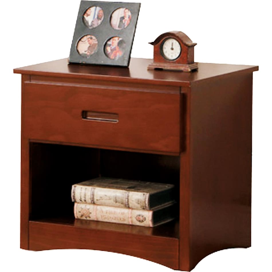 rowen cherry nightstand   