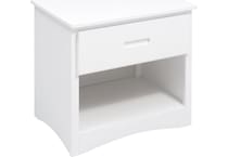 rowen white nightstand   