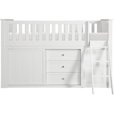 ROWEN TWIN LOW LOFT BUNK BED