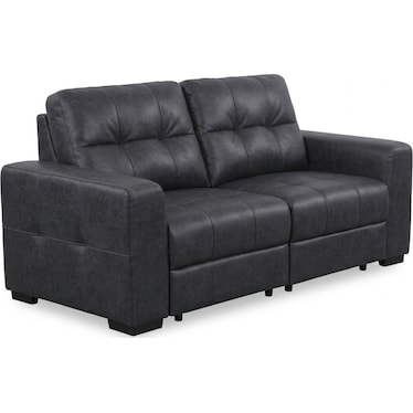 RUBY POWER LEATHER SLIDER SOFA
