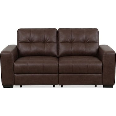 RUBY POWER LEATHER SLIDER SOFA