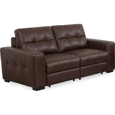 RUBY POWER LEATHER SLIDER SOFA