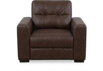 ruby walnut leathe rpower recliner   