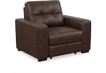 ruby walnut leathe rpower recliner   