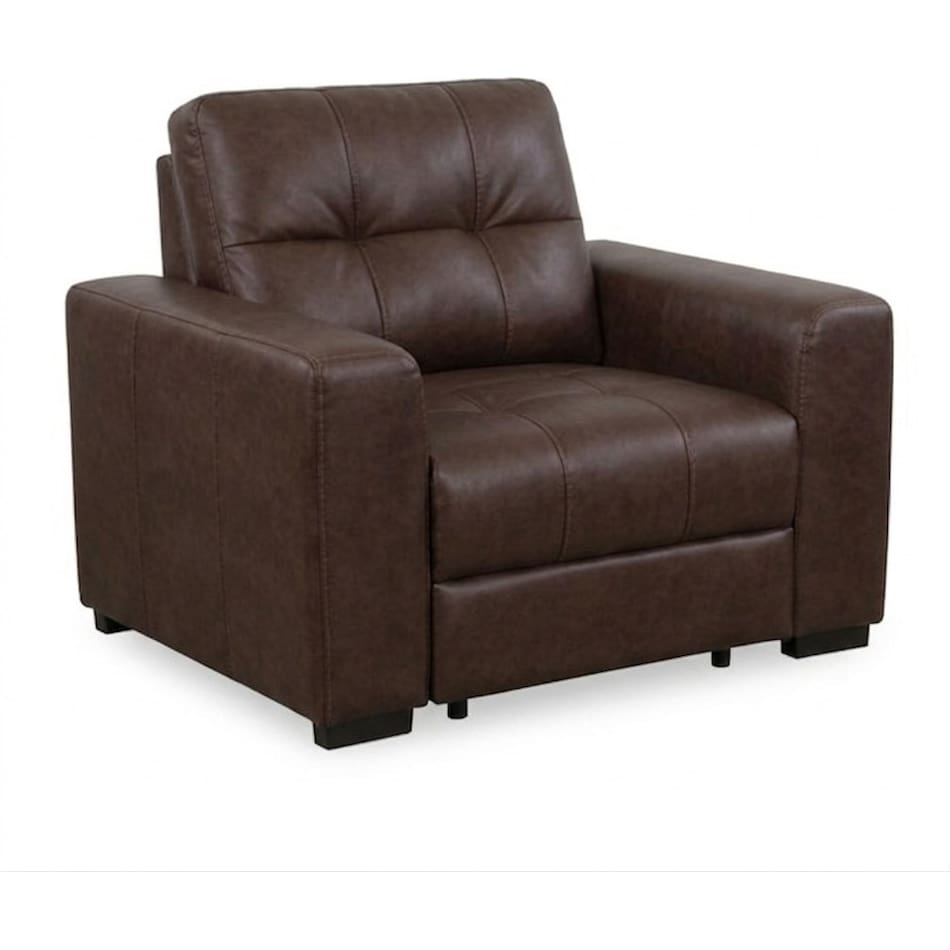 ruby walnut leathe rpower recliner   