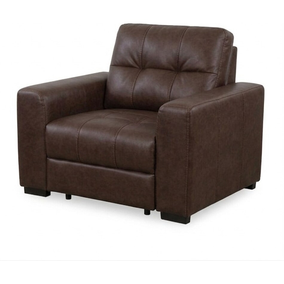 ruby walnut leathe rpower recliner   