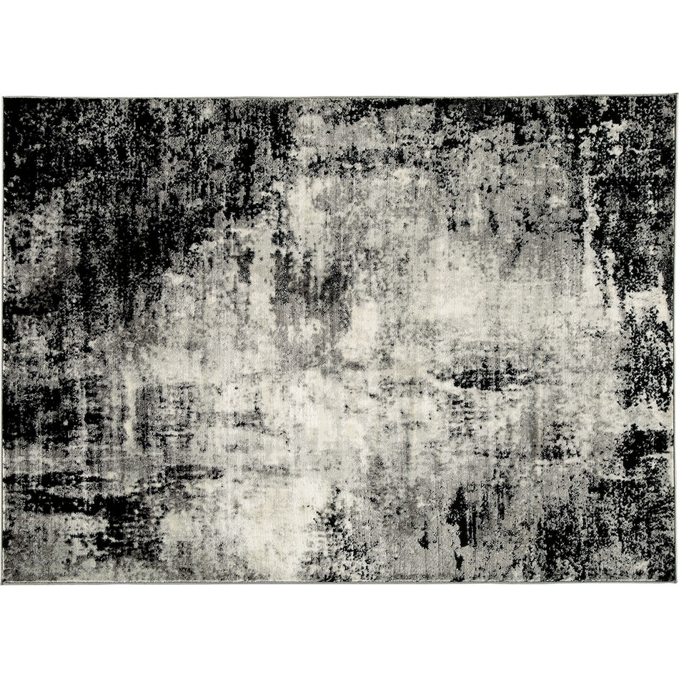 rugs  black cream grey rug meduim   