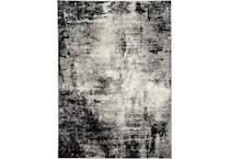 rugs  black cream grey rug meduim   