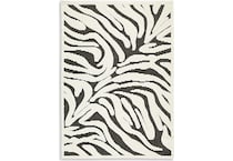 rugs  black ivory rug meduim   