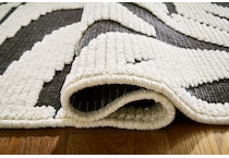 rugs  black ivory rug meduim   