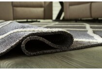 rugs  black ivory rug meduim   