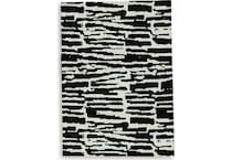 rugs  black ivory rug meduim   