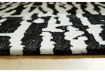 rugs  black ivory rug meduim   