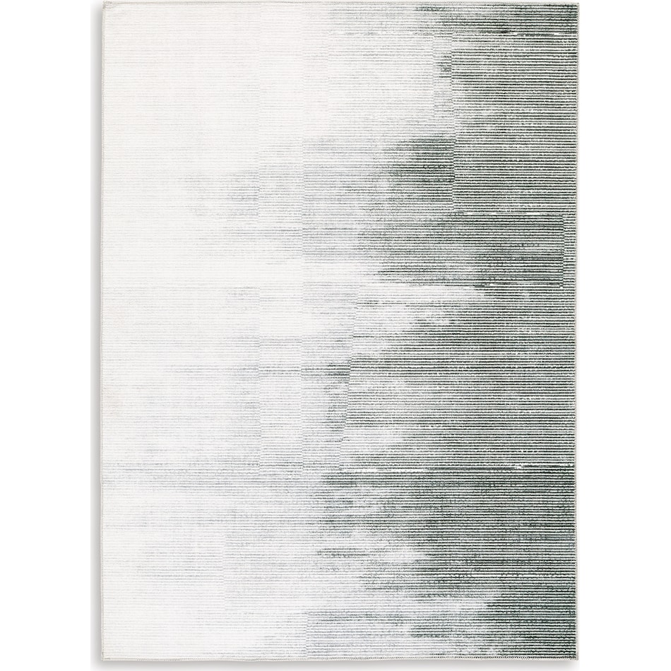 rugs  black white grey rug meduim   