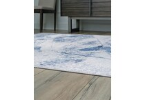 rugs  blue grey white rug meduim   