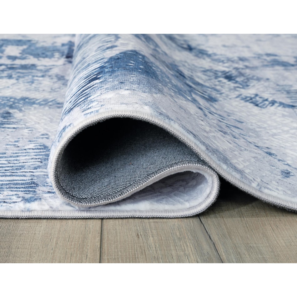 rugs  blue grey white rug meduim   