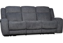 russell graphite power reclining sofa   