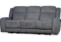 russell graphite power reclining sofa   