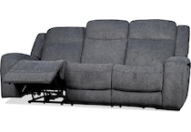 russell graphite power reclining sofa   