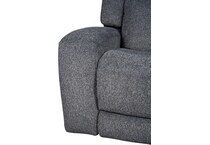 russell graphite power reclining sofa   