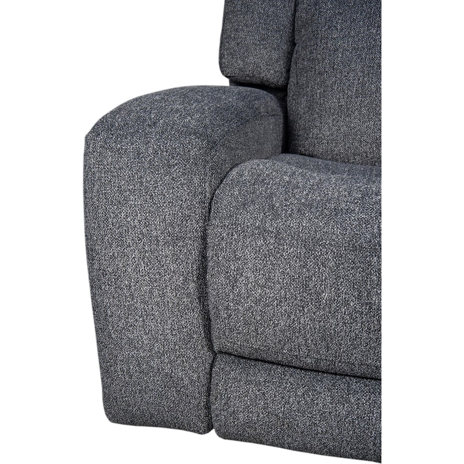 russell graphite power reclining sofa   