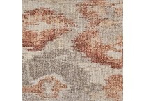 rust grey white swatch  