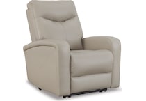 ryversans dove gray power wall recliner   