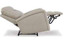 ryversans dove gray power wall recliner   