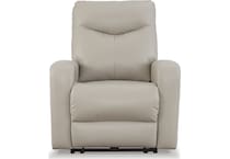 ryversans dove gray power wall recliner   