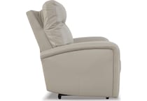 ryversans dove gray power wall recliner   