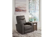 ryversans grey power wall recliner   