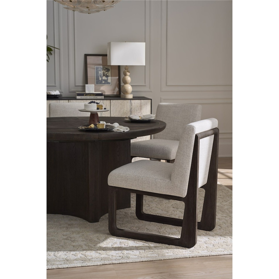 sable  black side chair   