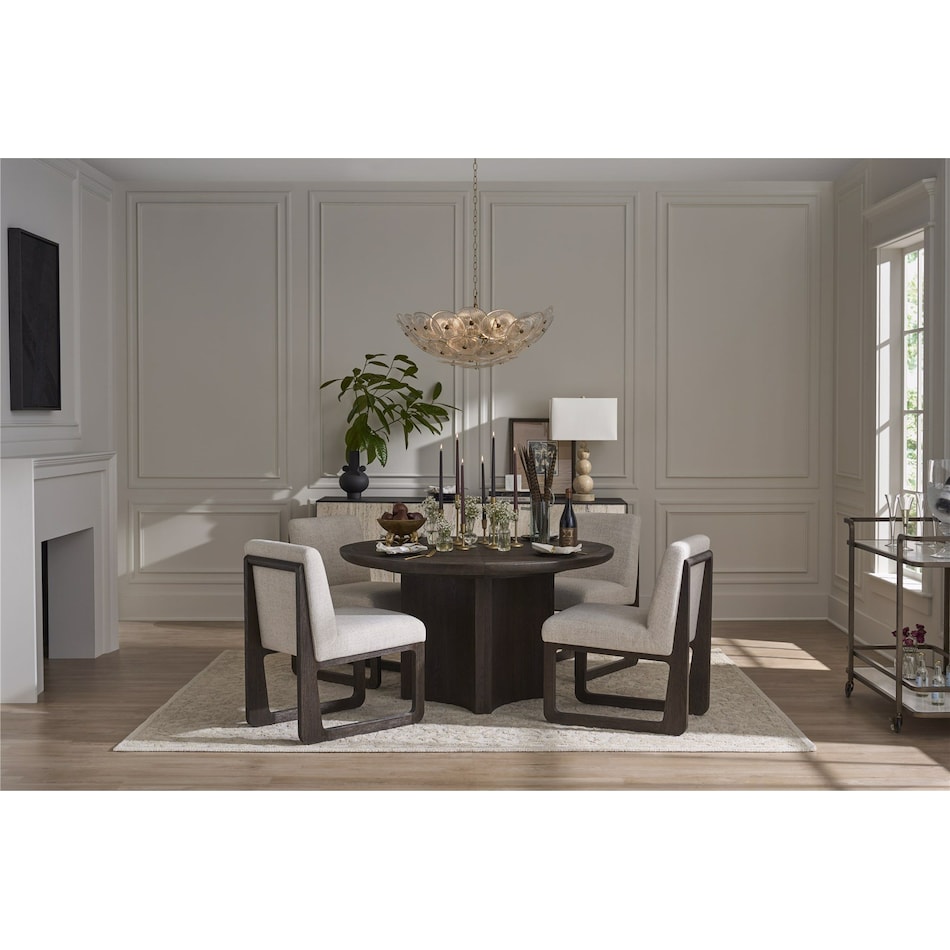 sable  black side chair   