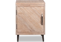 sacramento light brown chairside table   