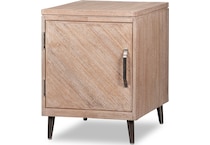 sacramento light brown chairside table   