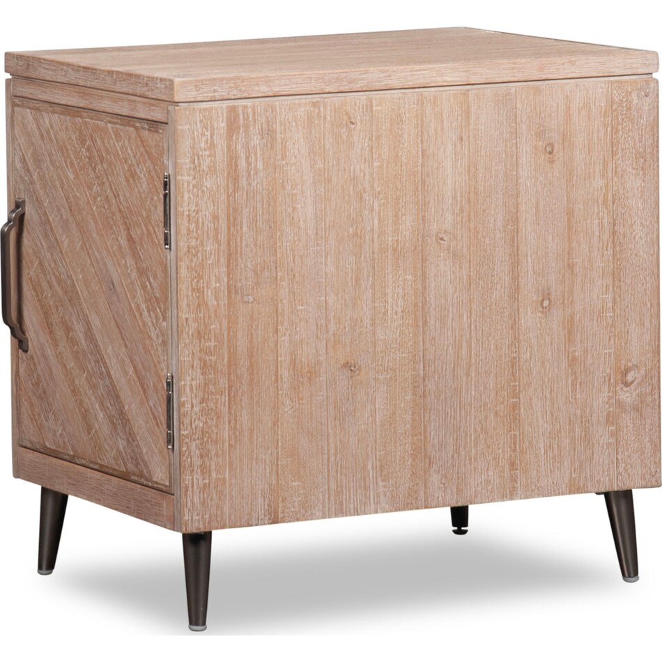sacramento light brown chairside table   