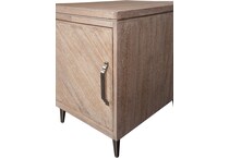 sacramento light brown chairside table   