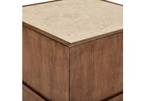 salinas harvest brown chairside table   