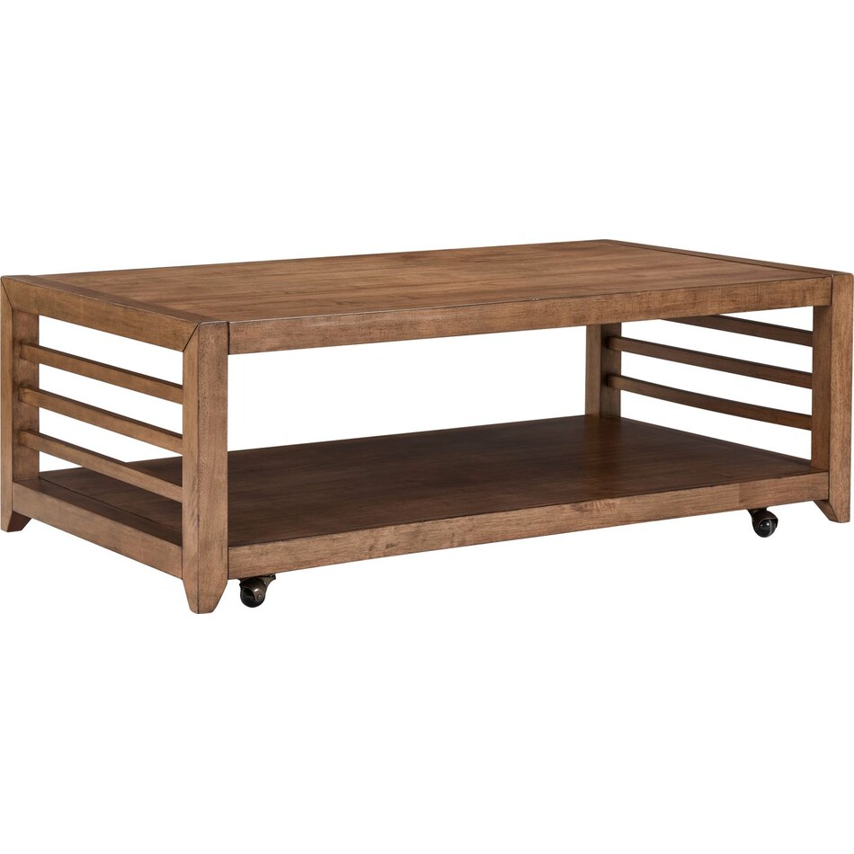 salinas harvest brown cocktail table   