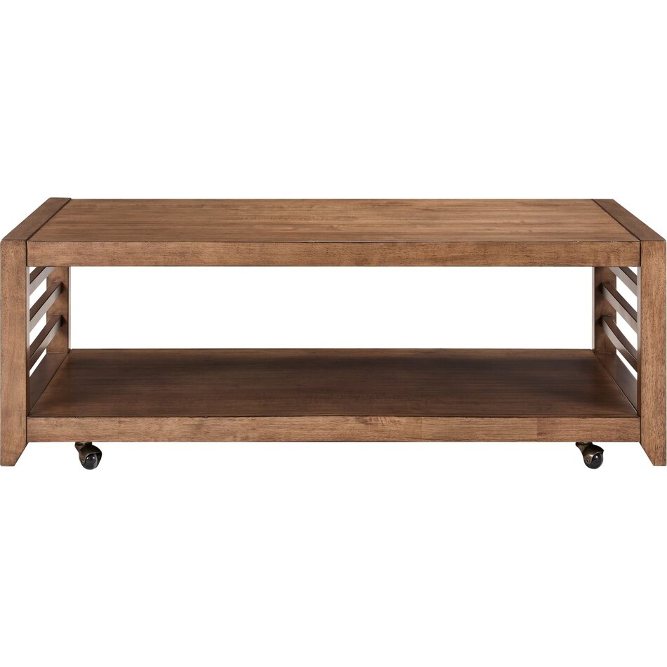 salinas harvest brown cocktail table   