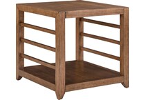 salinas harvest brown end table   