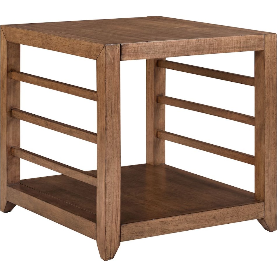 salinas harvest brown end table   