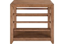 salinas harvest brown end table   